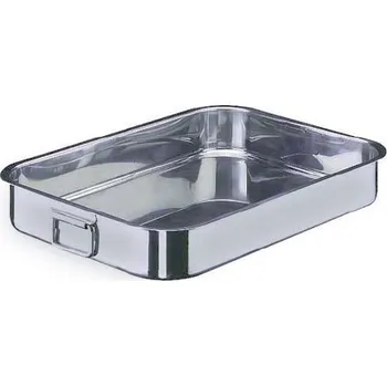 pekáč Pekáč nerezový 50x30x9cm (Pekáč nerezový se sklopnými úchyty)
