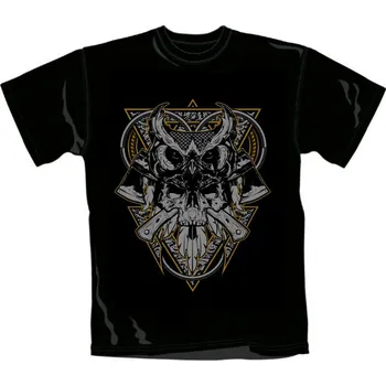 Pánské tričko triko Sova a sekery - Owl And Axes