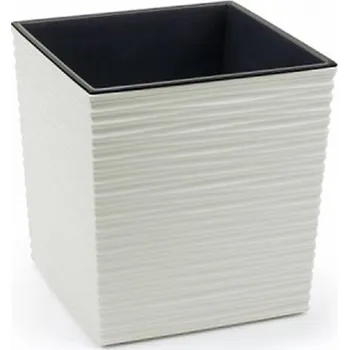 Květináč Květinový obal JUKA VRUB ø 30 cm Barva: smetanová