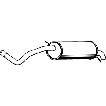 Zadní díl výfuku Výfuk Škoda Roomster 1.4i-16V zadní díl IZAWIT 18053