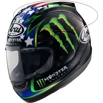 Helma na motorku Arai Difusery typ-10 vel.XS-XL, Hopkins Replica pro přilby Arai RX-7 GP (sada) Design