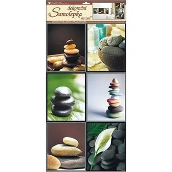 Samolepící dekorace Room Decor Samolepka na zeď kameny s anturií 10029 69 x 32 cm