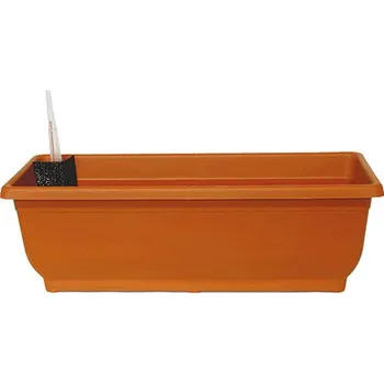 Truhlík Samozavlažovací truhlík Torenie 50x16x19 cm Barva: terakota