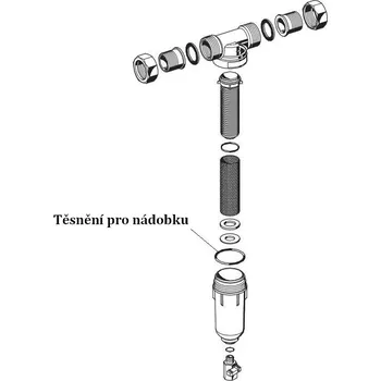 Ochranný vodní filtr Honeywell náhradní těsnění pro nádobku FF06 3/4" - 1"
