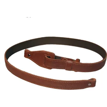 Příslušenství pro sportovní střelbu BaF Řemen na zbraň stahovací kožený podšitý gumou tmavý