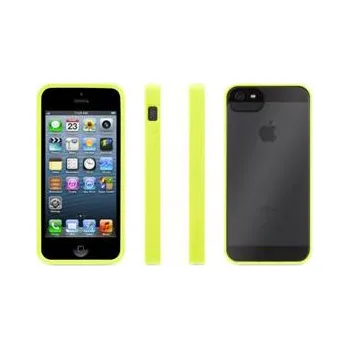 Pouzdro na mobilní telefon Griffin REVEAL obal typu bumper pro Apple iPhone 5 / 5S / SE Citron