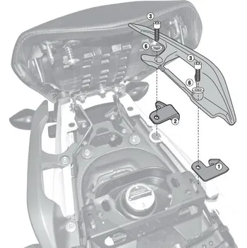Nosič na motocykl a skútr Givi 1111KIT sada pro montáž TE, PL a PLX 1111 bez 1111 FZ pro HONDA NC 700X/S (12-13) / NC 750X/S (14-15)