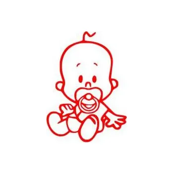 samolepka Marcela Krajčíková - Samolepka mimino 10 cm x 14 cm (Marcela Krajčíková - Samolepka mimino 10 cm x 14 cm)