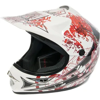 Helma na motorku Dětská helma Heipe H2 Storm- Bílá XL