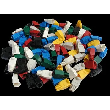 Konektor DATACOM Ochrana RJ45 s bublinkou ŽLUTÁ (10 ks), 4376