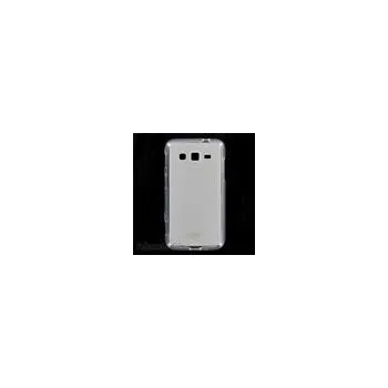 Pouzdro na mobilní telefon Silikonové pouzdro kryt JEKOD TPU + fólie White pro Samsung i8580 Galaxy S4mini Active Silikonové pouzdro kryt JEKOD TPU + fólie White pro Samsung i8580 Galaxy S4 mini Active