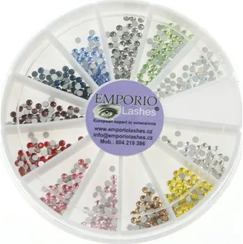 SWAROVSKI kamínky na řasy-ozdobné krystaly 600ks EMPORIO EMPORIO Lashes