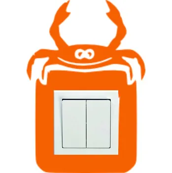 samolepka Merci-shop. Samolepka na zeď, vypínač - Krab ( 20 x 14 cm )