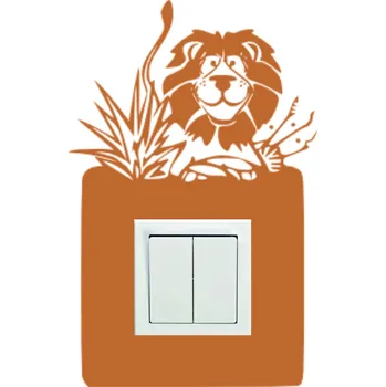 samolepka Merci-shop. Samolepky na zeď, vypínač Lev ( 19 x 28 cm )