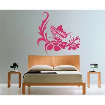 samolepka Merci-shop. Samolepka na zeď Motýlek 2 ( 60 x 59 cm )