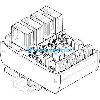 Relé RA4-24-24, 4x relé v patici aktivní 1P, 250V~ / 5A