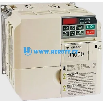Frekvenční měnič OMRON J1000, měnič frekvence 4.0kW, typ JZA44P0BAA