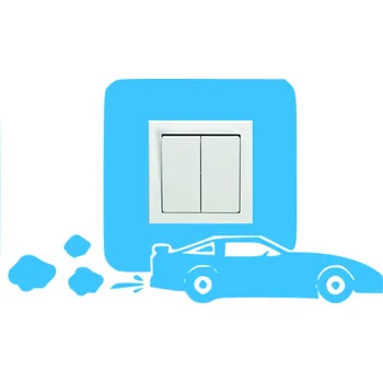 samolepka Marcela Krajčíková.Samolepka na zeď,vypínače - Vzor 77 auto 35 x 21 cm (Marcela Krajčíková.Samolepka na zeď,vypínače - Vzor 77 auto 35 x 21 cm)