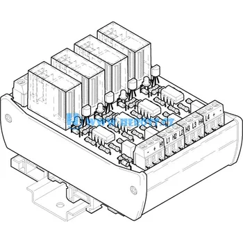 Relé R4-24-21, 4 x relé aktivní 1P, 250V~ / 5A