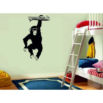 samolepka Merci-shop. Samolepka na zeď opice 60 x 99 cm