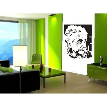 samolepka Marcela Krajčíková.Samolepky na zeď - Einstein 48 x 60 cm (Marcela Krajčíková.Samolepky na zeď - Einstein 48 x 60 cm )