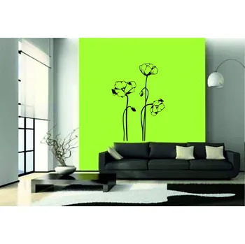 samolepka Merci-shop.Samolepka na zeď - Vlčí máky (40 x 60 cm)