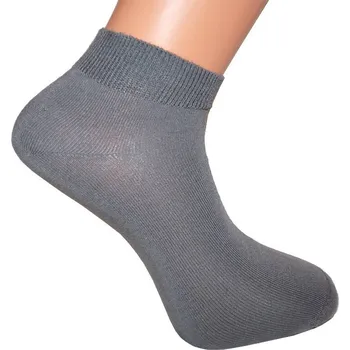 Pánské ponožky BX-SNEAKER nízke bambusové ponožky BAMBOX 35-38 tm. šedá