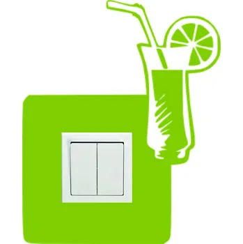samolepka Merci-shop. Samolepka na zeď, vypínač - Vzor 61 drink ( 22 x 27 )