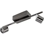 Eglo 94722 MAURANO black - Nástěnná LED bodovka 2 x 5W (Naklápěcí LED bodovka na zeď - černý chrom)