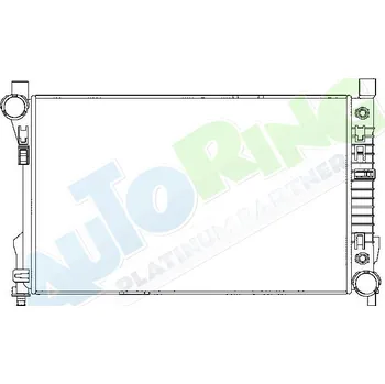 Chladič motoru Chladič vody MERCEDES C Class (W203) 04.00-02.07 LP.0000.1628.71-162871 - DOPRAVA ZDARMA