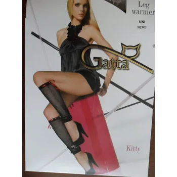 Dámské legíny KITTY FANTASIA-leginy Gatta prune-tmavě fialové uni (síťované leginy)