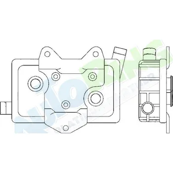 Chladič motoru Chladič oleje MERCEDES Sprinter (208-414) 1995-02.00 LP.0000.2196.48-221329 - DOPRAVA ZDARMA