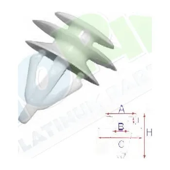 Auto-moto Úchytka HONDA CRV (RE) 2010-2013 LA.0000.8530.23-96008 - DOPRAVA ZDARMA