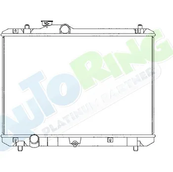 Chladič motoru Chladič vody SUZUKI Swift (SG) 04.05-08.10 LP.0000.1686.16-168616 - DOPRAVA ZDARMA