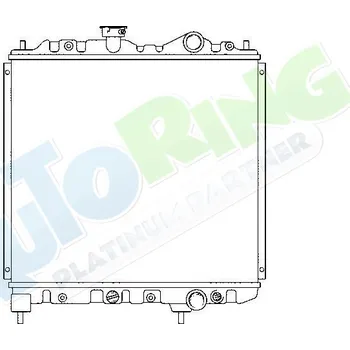 Chladič motoru Chladič vody MITSUBISHI Colt i Lancer (C10) 1984-1992 LP.0000.1721.91-172191 - DOPRAVA ZDARMA