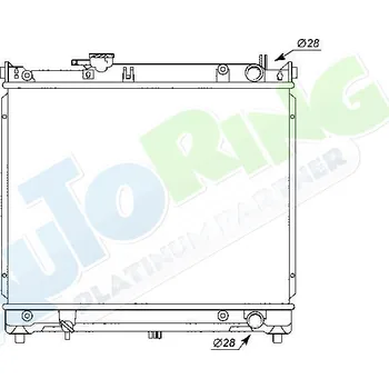 Chladič motoru Chladič vody SUZUKI Vitara (5 dveří) 1996-2004 LP.0000.1626.55-189361 - DOPRAVA ZDARMA