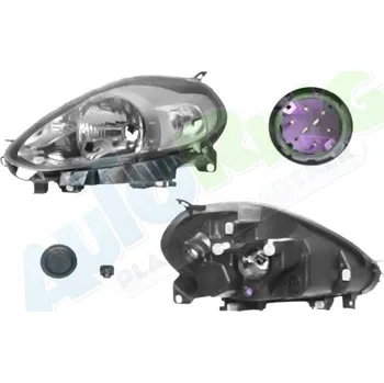 Přední světlomet Hlavní světlomet FIAT Punto Evo (199) od 08.2009 LA.0000.8492.06-53966 - DOPRAVA ZDARMA