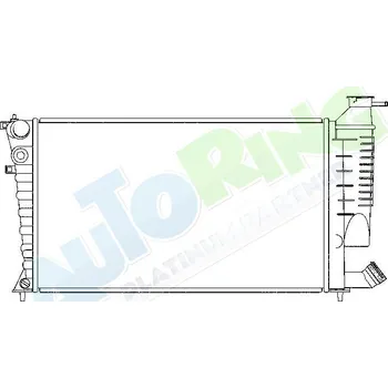 Chladič motoru Chladič vody CITROEN Xsara (N0,N1,N2) 1997-08.00 LP.0000.1654.45-175439 - DOPRAVA ZDARMA