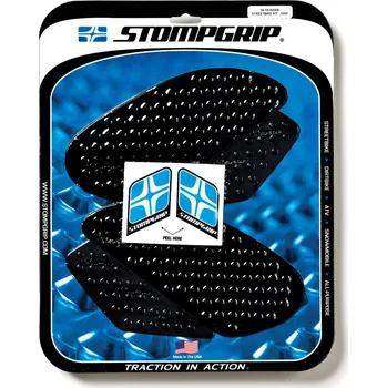 Polep vozidla Protiskluzové a ochranné polepy nádrže STOMPGRIP - 06-07 YAMAHA YZF-R6/GSX1200FA - pár Barva: černá