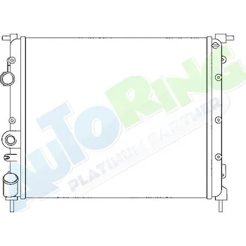 Chladič motoru Chladič vody NISSAN Kubistar (X76) od 07.2003 LP.0000.1627.14-179224 - DOPRAVA ZDARMA
