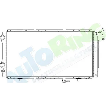 Chladič motoru Chladič vody CITROEN Jumper (230) 1994-2002 LP.0000.1621.58-168196 - DOPRAVA ZDARMA