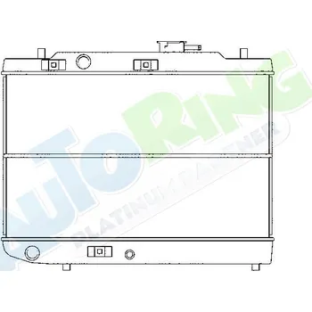 Chladič motoru Chladič vody SUBARU Justy (KAD) 10.84-09.95 LP.0000.1791.20-179120 - DOPRAVA ZDARMA