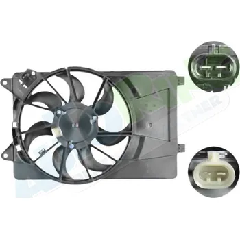 Ventilátor topení a klimatizace Ventilátor s krytem / úchytem - sahara ALFA ROMEO Mito (955) od 2008 LP.0000.2512.25-253694 - DOPRAVA ZDARMA