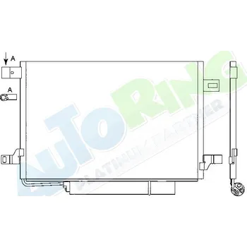 Výparník klimatizace Chladič klimatizace MERCEDES A Class (W169) 08.04-04.08 LP.0000.1458.57-145857 - DOPRAVA ZDARMA