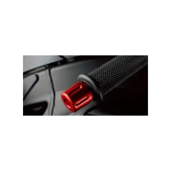 Řídítka Koncovky - závažíčka řidítek ACCOSSATO Italy univerzální 17mm Barva: červená