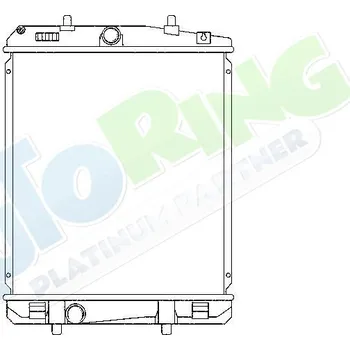 Chladič motoru Chladič vody TOYOTA Aygo (AB1) 08.05-04.12 LP.0000.1656.83-171695 - DOPRAVA ZDARMA