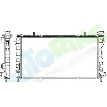 Chladič motoru Chladič vody CHRYSLER Voyager (RG,RS) 2000-2005 LP.0000.1631.69-163169 - DOPRAVA ZDARMA