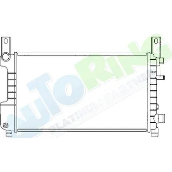 Chladič motoru Chladič vody FORD Fiesta i Courier 03.89-1996 LP.0000.1618.35-161835 - DOPRAVA ZDARMA