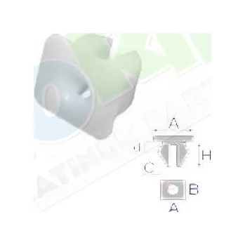 Oprava karosérie Úchyt HONDA Accord (CC7) 02.93-08.95 LA.0000.8530.21-99327 - DOPRAVA ZDARMA