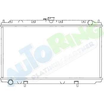 Chladič motoru Chladič vody NISSAN Primera (P11) 09.99-03.02 LP.0000.1670.64-185777 - DOPRAVA ZDARMA